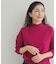 『WEB／一部店舗限定カラー』ボトルネックKNITプルオーバー