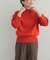 『WEB／一部店舗限定カラー』ボトルネックKNITプルオーバー
