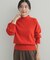 『WEB／一部店舗限定カラー』ボトルネックKNITプルオーバー