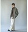 タートルネック カシミヤブレンドロングスリーブニット