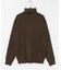 タートルネック カシミヤブレンドロングスリーブニット
