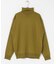 タートルネック カシミヤブレンドロングスリーブニット