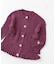 Solii+Sola　KNIT FRILL CARDIGAN(KIDS)
