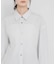 new basic　FORM SLEEVE STRIPE SHIRT