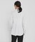 new basic　FORM SLEEVE STRIPE SHIRT