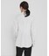 new basic　FORM SLEEVE STRIPE SHIRT