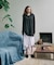 Teya　Soft Faux Fur Flat