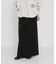 VELOUR NARROW SKIRT