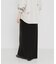 VELOUR NARROW SKIRT