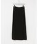 VELOUR NARROW SKIRT