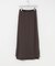 VELOUR NARROW SKIRT