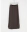 VELOUR NARROW SKIRT