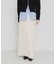 VELOUR NARROW SKIRT
