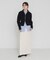 VELOUR NARROW SKIRT