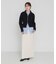 VELOUR NARROW SKIRT