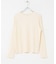 ハイツイストコットンロングスリーブTシャツ