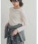 ハイツイストコットンロングスリーブTシャツ