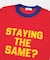 Teya　Flock Letter Ringer T-shirts