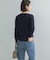 シルク混ハイゲージクルーネックニット