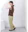センタープレスWIDEストレートパンツ