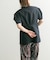 デザインスリーブフロントZIPシャツ