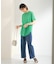 クルーネックシアーTシャツ