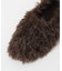 ファーフラットシューズ