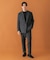 LIFE STYLE TAILOR　ツイードライクコンフォータブルダブルジャケット