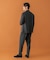 LIFE STYLE TAILOR　ツイードライクコンフォータブルダブルジャケット