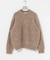 new basic　BLENDED FOG PULL KNIT