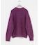 new basic　BLENDED FOG PULL KNIT