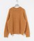 new basic　BLENDED FOG PULL KNIT