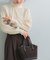 MARILYN MOON　RAYON NYLON 2WAY BLOUSE KNIT