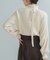 MARILYN MOON　RAYON NYLON 2WAY BLOUSE KNIT