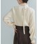 MARILYN MOON　RAYON NYLON 2WAY BLOUSE KNIT