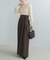 MARILYN MOON　RAYON NYLON 2WAY BLOUSE KNIT