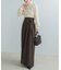 MARILYN MOON　RAYON NYLON 2WAY BLOUSE KNIT