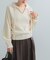 MARILYN MOON　RAYON NYLON 2WAY BLOUSE KNIT