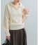 MARILYN MOON　RAYON NYLON 2WAY BLOUSE KNIT
