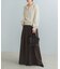MARILYN MOON　RAYON NYLON 2WAY BLOUSE KNIT