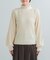 MARILYN MOON　RAYON NYLON 2WAY BLOUSE KNIT