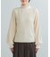 MARILYN MOON　RAYON NYLON 2WAY BLOUSE KNIT