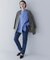 『ユニセックス』スーピマ DENIM PTスリム #RAMONE by SHIOTA