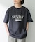 ヘビーウェイトロゴプリントTシャツ