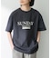ヘビーウェイトロゴプリントTシャツ