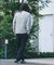 ウール混ブークレニットプルオーバー