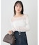 レース×アイレットプルオーバー