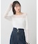 レース×アイレットプルオーバー