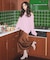 パウダーシャギー畦プルオーバー