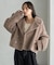【WEB限定】シャギーショートコート